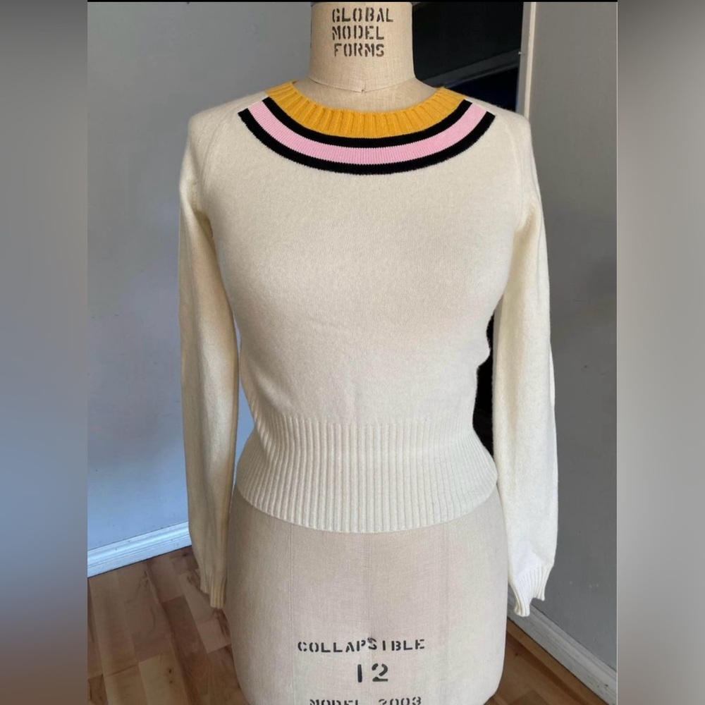 N*21 Intarsia Knit Sweater Size 42